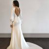 VINTAGE-INSPIRED LONG-SLEEVE WEDDING DRESS WITH OPEN BACK by Martina Liana Luxe - Image 2