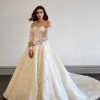 VOLUMINOUS BALLGOWN WEDDING DRESS WITH LONG SLEEVES by Martina Liana Luxe - Image 1