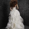 Strapless Ball Gown Wedding Dress With Lace Bodice And Ruffled Skirt by Vera Wang Bride - Image 2