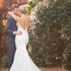 SPARKLING FIT-AND-FLARE WEDDING DRESS WITH SIDE CUTOUTS by Essense of Australia - Image 2