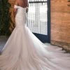 SPARKLING SWEETHEART FIT-AND-FLARE WEDDING DRESS WITH OFF-THE-SHOULDER SLEEVES by Essense of Australia - Image 2
