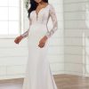 VINTAGE-INSPIRED WEDDING DRESS WITH LONG SLEEVES by Essense of Australia - Image 1