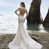 Sleeveless V-neckline Embellished Sheath Wedding Dress by Ines by Ines Di Santo - Image 2