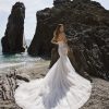Strapless Sweetheart Fit And Flare Wedding Dress With Soft Flowing Godet Skirt by Ines by Ines Di Santo - Image 2