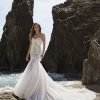 Strapless Sweetheart Fit And Flare Wedding Dress With Soft Flowing Godet Skirt by Ines by Ines Di Santo - Image 1