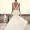 Unique Trumpet Bridal Dress In Colorful Floral Lace Motifs by Sottero and Midgley - Image 2