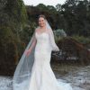 Strapless Sweetheart Neckline Lace Fit And Flare Wedding Dress by Augusta Jones - Image 2