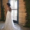 SEXY SPARKLING LACE WEDDING DRESS WITH OPEN BACK by Essense of Australia - Image 2