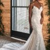 SEXY TRUMPET WEDDING DRESS WITH SPARKLING FLORAL LACE AND SWEETHEART NECKLINE by Essense of Australia - Image 1