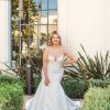 FIT-AND-FLARE WEDDING DRESS WITH NECK CUTOUT by Martina Liana - Image 1