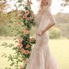 V-neckline Fit And Flare Wedding Dress With Beading Throughout by Disney Fairy Tale Weddings Collection - Image 2