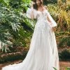Flared Wedding Dress With Sweetheart Neckline In Embroidered Tulle by Pronovias - Image 1