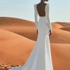 Mermaid Wedding Dress With Sweetheart Neckline And Long Sleeves by Pronovias - Image 2