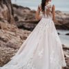 Cap Sleeve Ball Gown Wedding Dress With Sweetheart Neckline by Allure Bridals - Image 2