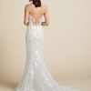 Lace Spaghetti Strap Wedding Dress With Sweetheart Neckline And Lace Illusion Back by BLUSH by Francesca Avila - Image 2