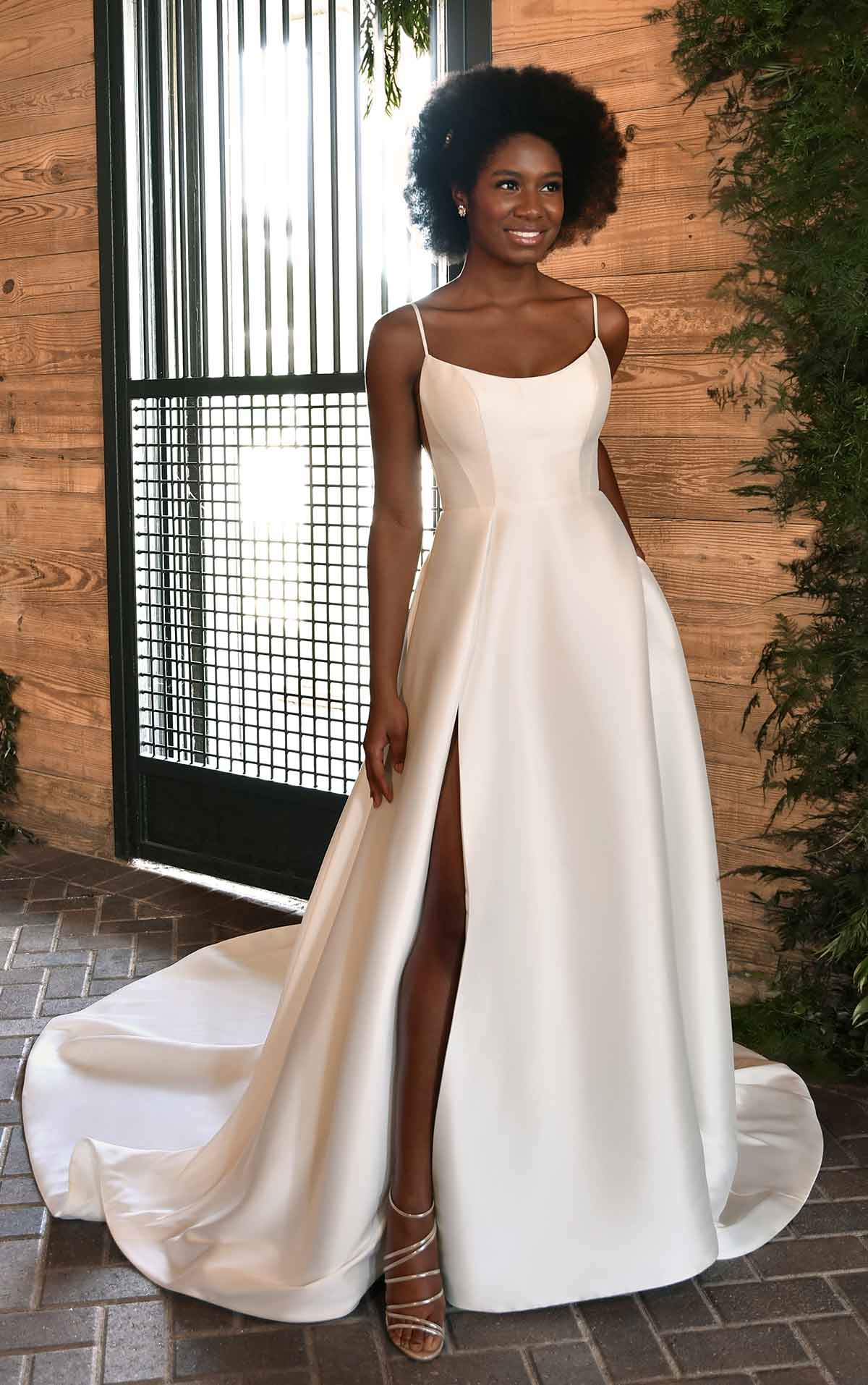 modern wedding dress