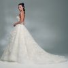 Strapless Sweetheart Ball Gown Wedding Dress With Floral Embroidery by Lazaro - Image 2