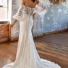 Fit And Flare Lace Wedding Dress With Vintage Details. by All Who Wander - Image 2