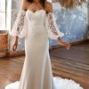 Fit And Flare Lace Wedding Dress With Vintage Details. by All Who Wander - Image 1