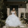 Sleeveless A-line Wedding Dress With Lace Applique by Beccar la Curve - Image 1