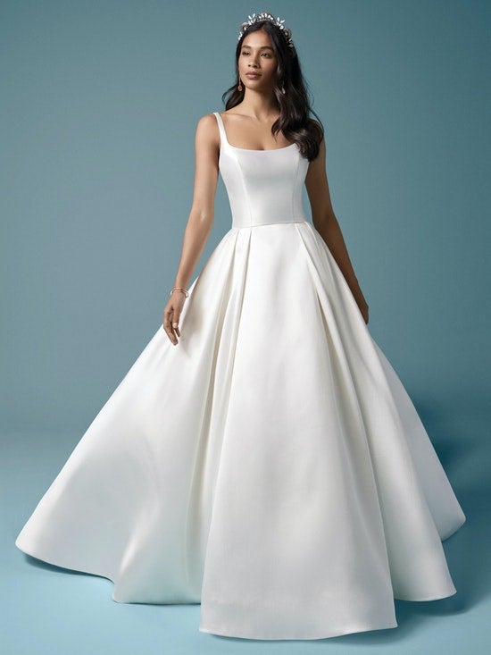 Sleeveless Scoop Neck Ball Gown Wedding Dress With Pockets by Maggie Sottero - Image 1