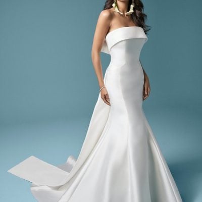 Strapless Mermaid Wedding Dress With Bow | Kleinfeld Bridal
