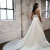 Beaded Fit And Flare Wedding Dress With Detachable Overskirt by Martina Liana - Image 2