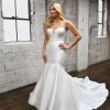 Fit And Flare Wedding Dress With Chic V Cutout by Martina Liana - Image 1