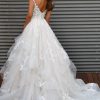 Lace Ball Gown Wedding Dress With Layered Skirt by Martina Liana - Image 2