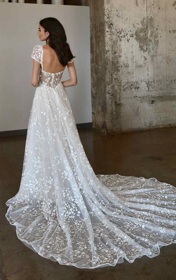 A-line Wedding Dress With Sweetheart Neckline by Martina Liana Luxe - Image 2