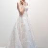 Sleeveless Ball Gown Wedding Dress With Sweetheart Neckline And Lace Embroidery by Rivini - Image 1