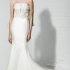 Strapless Fit And Flare Wedding Dress With Bow by Rivini - Image 1
