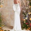 Sweet Heart Neck Fit And Flare Wedding Dress With Back Structured Bow by Theia Bridal - Image 2
