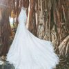 Lace Fit And Flare Wedding Dress With Sweetheart Neckline by Pronovias - Image 2