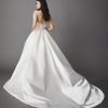 Strapless Wedding Dress With Detachable A-line Overskirt by Allison Webb - Image 2