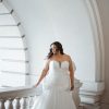 Fit And Flare Wedding Dress With Sweetheart Neckline by Essense of Australia - Image 1