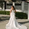 Off The Shoulder Fit And Flare Wedding Dress With Back Bow Detail by Essense of Australia - Image 2