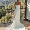 Modern Sheath Wedding Dress With Asymmetrical Lines by Madison James - Image 2
