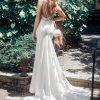 Sleeveless Fit And Flare Wedding Dress With Back Details by Madison James - Image 2