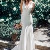 Sleeveless Fit And Flare Wedding Dress With Back Details by Madison James - Image 1