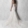 Strapless Sweetheart Neckline Fit And Flare Wedding Dress With Ruched Bodice by Madison James - Image 2