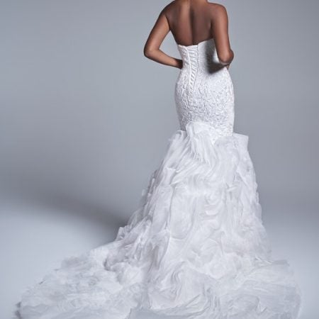 Strapless Lace Mermaid Wedding Dress With Tulle Skirt | Kleinfeld Bridal
