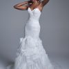 Strapless Lace Mermaid Wedding Dress With Tulle Skirt by Maggie Sottero - Image 1