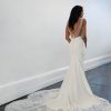 Lace Fit And Flare Wedding Dress With Illusion Back Detail by Martina Liana - Image 2