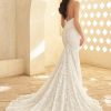 Lace Fit And Flare Wedding Dress With Open Back by Paloma Blanca - Image 2