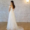 Lace A-line Wedding Dress With Off The Shoulder Straps by Stella York - Image 2