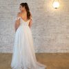 Lace A-line Wedding Dress With Off The Shoulder Straps by Stella York - Image 2