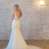 Lace Fit And Flare Wedding Dress With Plunging V-neckline by Stella York - Image 2