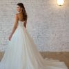 Spaghetti Strap Lace And Tulle Ball Gown Wedding Dress by Stella York - Image 2
