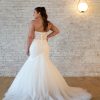Strapless Sweetheart Neckline Fit And Flare Lace Wedding Dress by Stella York - Image 2